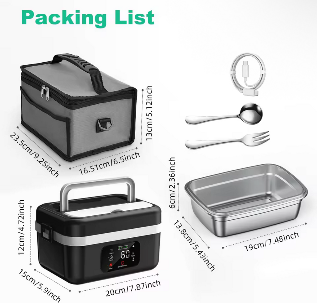 Heating Lunchbox - White