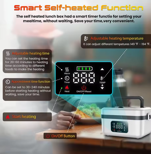 Heating Lunchbox - Black